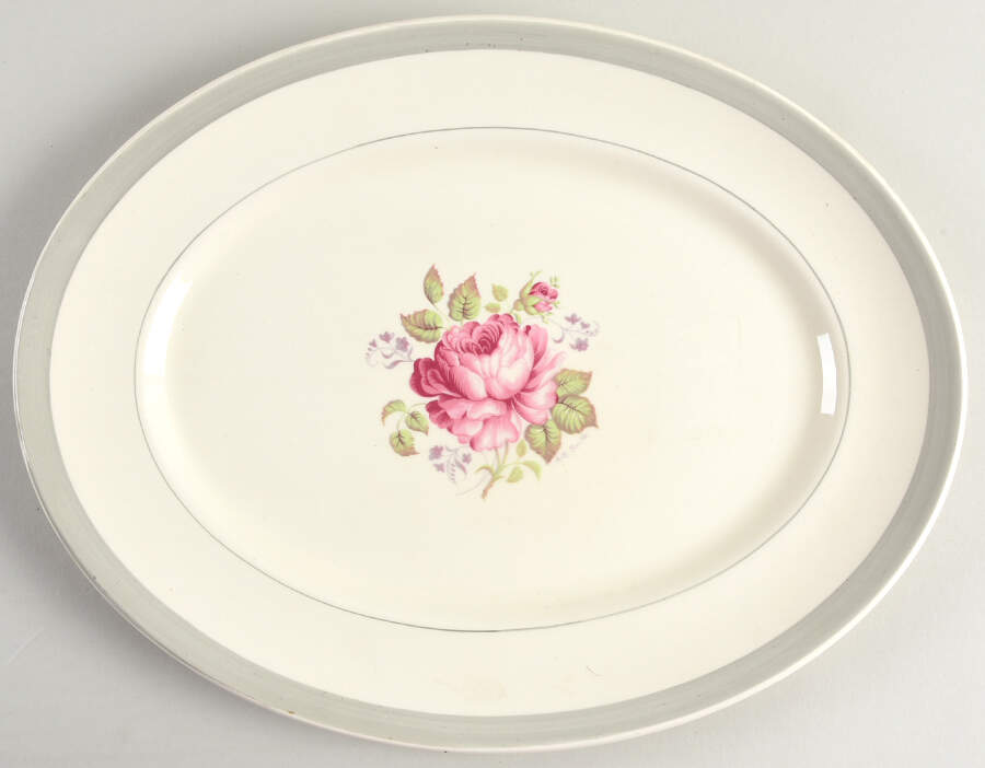 Admiration 14" Oval Serving Platter by Myott Staffordshire-1