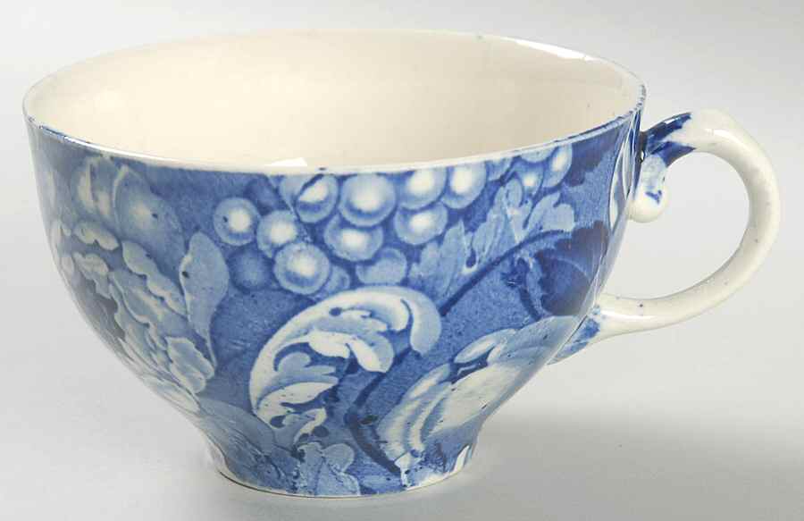 Appletime Blue Flat Cup by Myott Staffordshire-1