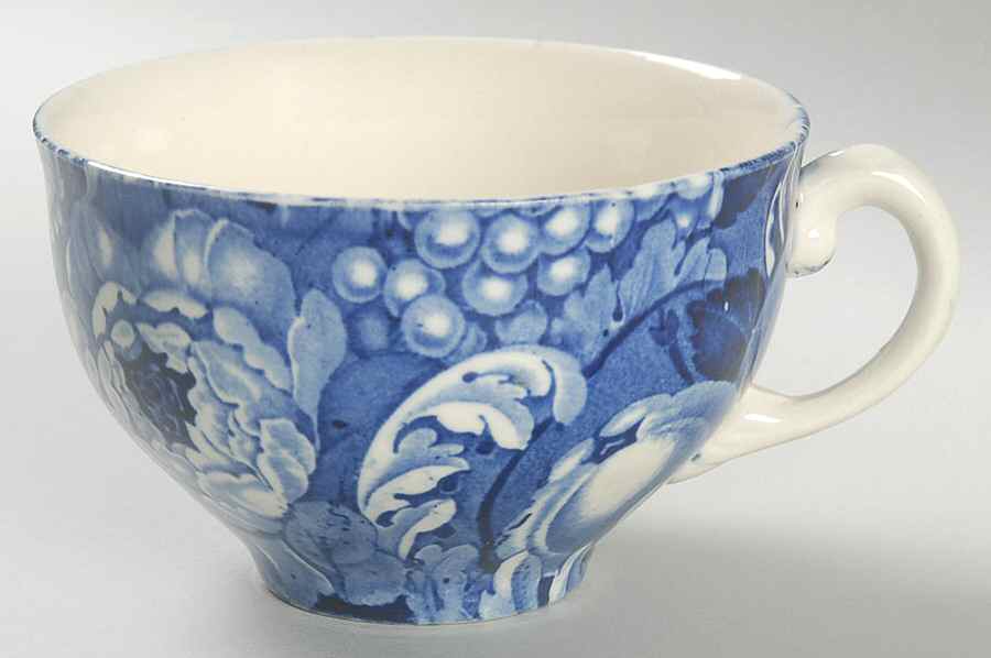 Appletime Blue Oversized Cup by Myott Staffordshire-1