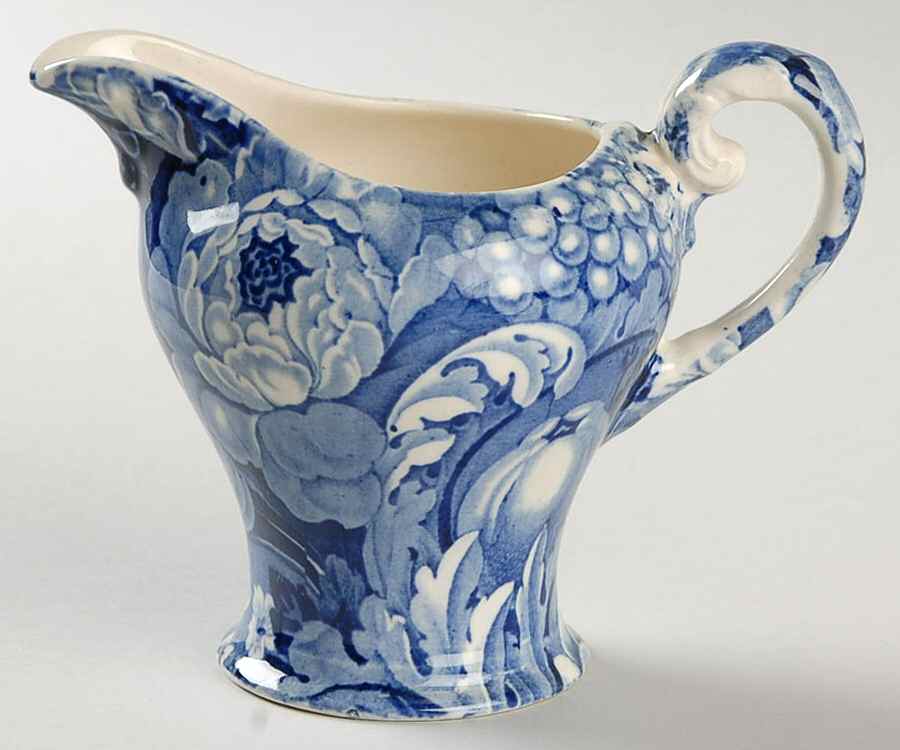 Appletime Blue Creamer by Myott Staffordshire-1