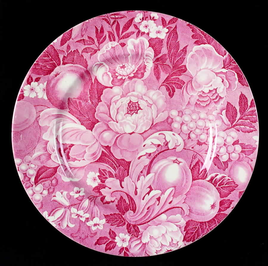 Appletime Pink Dinner Plate by Myott Staffordshire-1