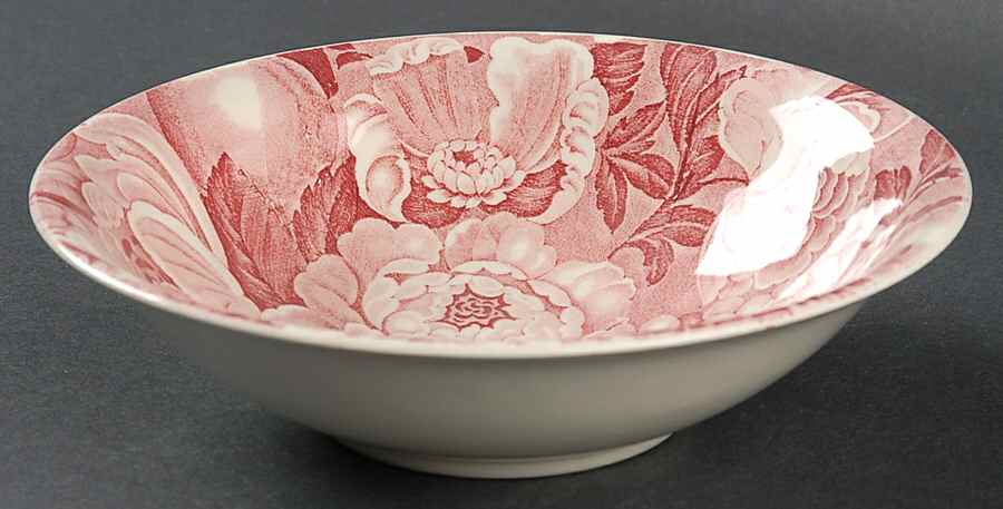 Appletime Pink Coupe Cereal Bowl by Myott Staffordshire-1