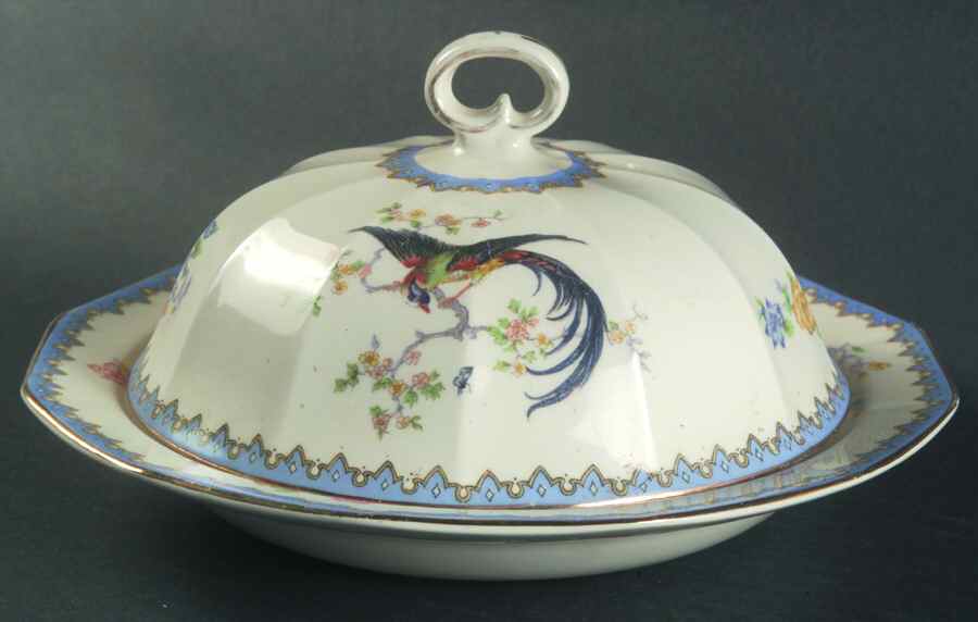 Ascot Round Covered Butter by Myott Staffordshire-1