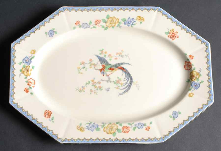 Ascot 12" Oval Serving Platter by Myott Staffordshire-1