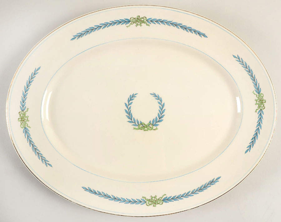 Athens 14" Oval Serving Platter by Myott Staffordshire-1
