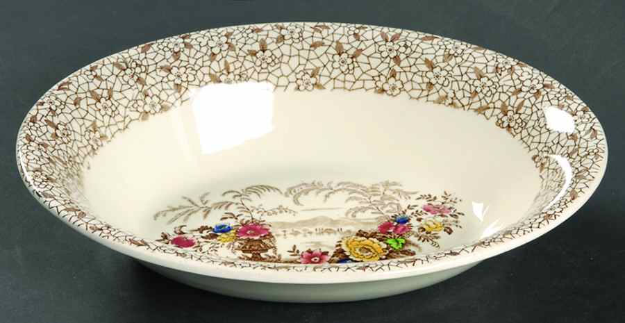 Banff 9" Oval Vegetable Bowl by Myott Staffordshire-1