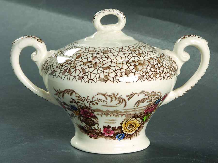 Banff Sugar Bowl & Lid by Myott Staffordshire-1