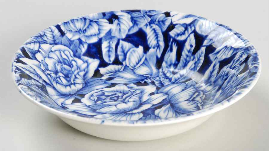 Bermuda Blue Fruit/Dessert (Sauce) Bowl by Myott Staffordshire-1