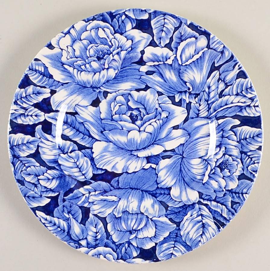 Bermuda Blue Salad Plate by Myott Staffordshire-1