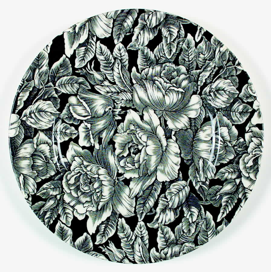 Bermuda Black Dinner Plate by Myott Staffordshire-1