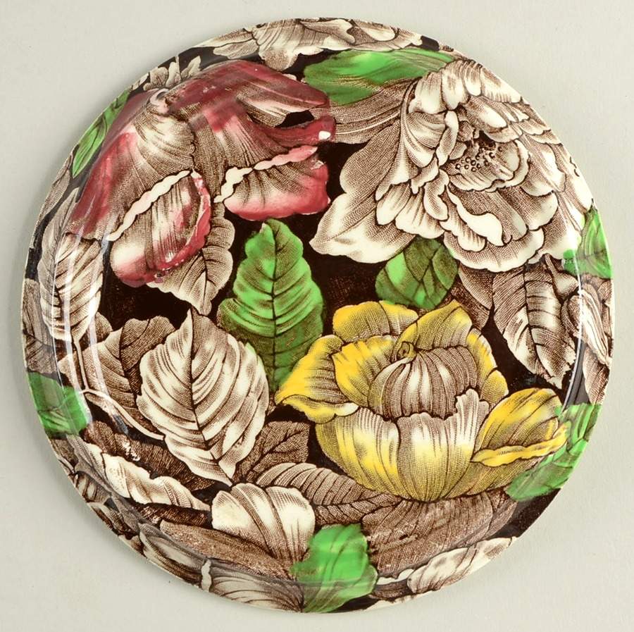 Bermuda Brown Multicolor Tea Tile by Myott Staffordshire-1