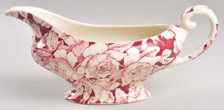 Bermuda Pink Gravy Boat by Myott Staffordshire-1
