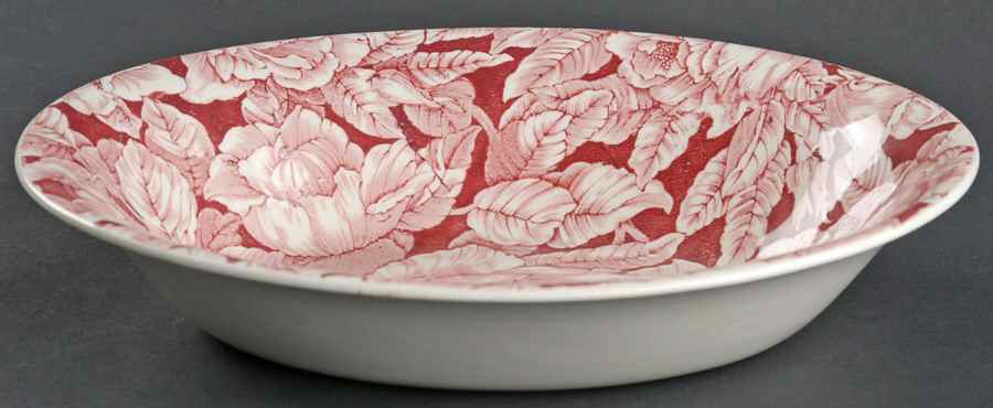 Bermuda Pink 9" Oval Vegetable Bowl by Myott Staffordshire-1