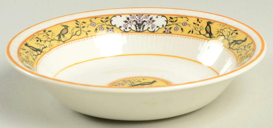Birdette Fruit/Dessert (Sauce) Bowl by Myott Staffordshire-1