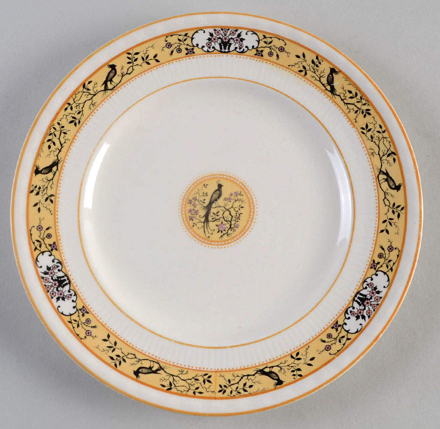 Birdette Dessert/Pie Plate by Myott Staffordshire-1