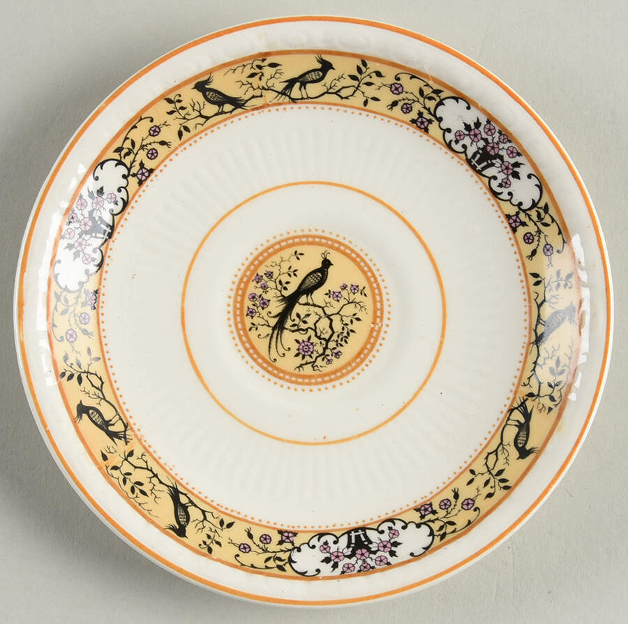 Birdette Saucer for Demitasse Cup by Myott Staffordshire-1