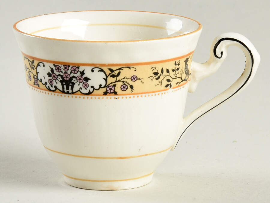 Birdette Footed Demitasse Cup by Myott Staffordshire-1