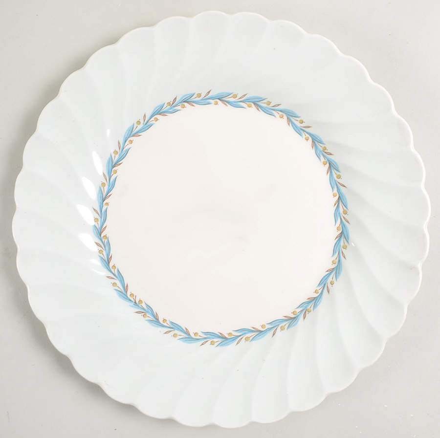Blue Chelsea Luncheon Plate by Myott Staffordshire-1