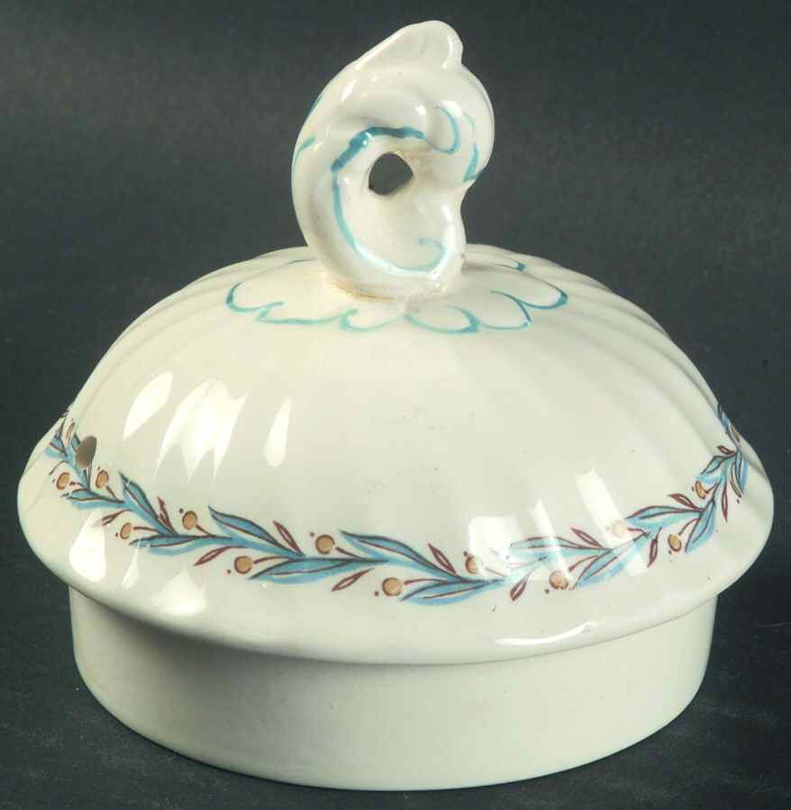 Blue Chelsea Lid for Teapot by Myott Staffordshire-1