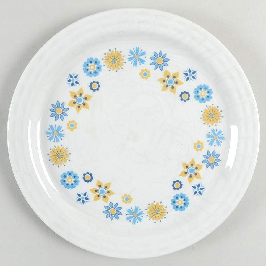 Blue Halo Salad Plate by Myott Staffordshire-1