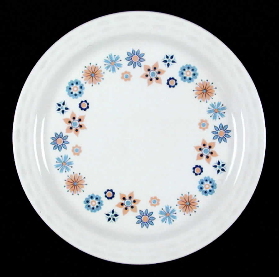 Blue Halo Bread & Butter Plate by Myott Staffordshire-1