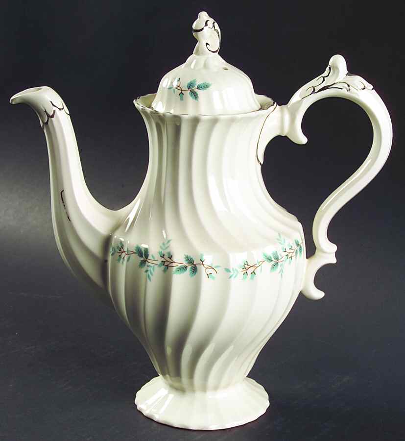 Bluebell Coffee Pot & Lid by Myott Staffordshire-1