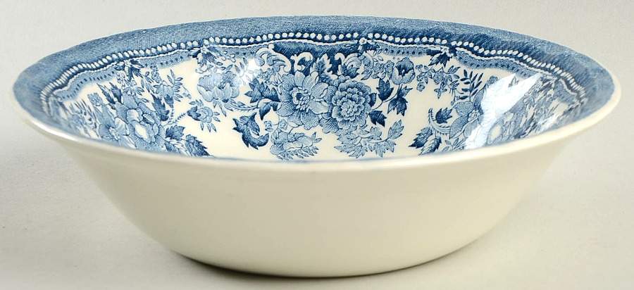 Blue Willow Coupe Cereal Bowl by Myott Staffordshire-1