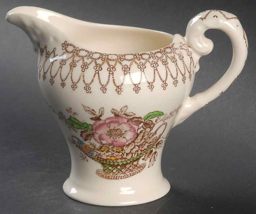 Bonnie Dundee (Brown) Creamer by Myott Staffordshire-1