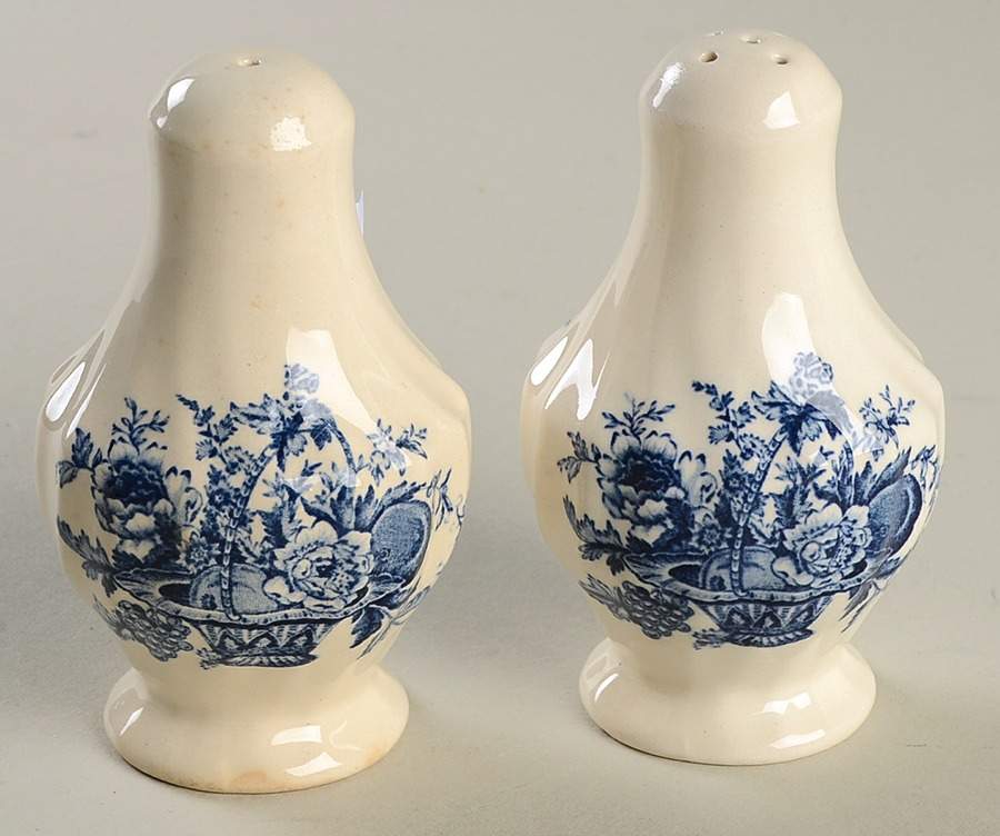 Bountiful Blue Salt & Pepper Set by Myott Staffordshire-1