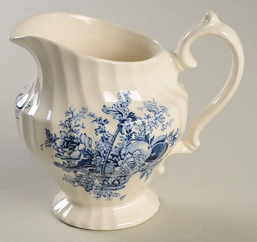Bountiful Blue Creamer by Myott Staffordshire-1