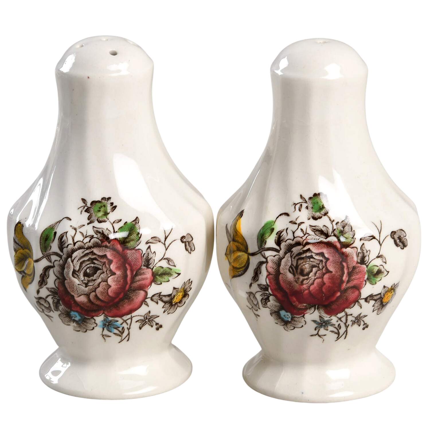 Bouquet (No Trim) Salt & Pepper Set by Myott Staffordshire-1