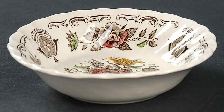 Bouquet (No Trim) Fruit/Dessert (Sauce) Bowl by Myott Staffordshire-1