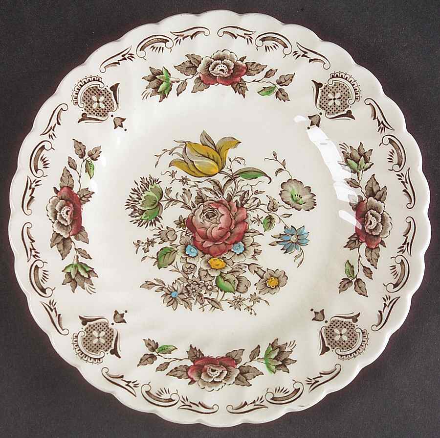 Bouquet (No Trim) Salad Plate by Myott Staffordshire-1