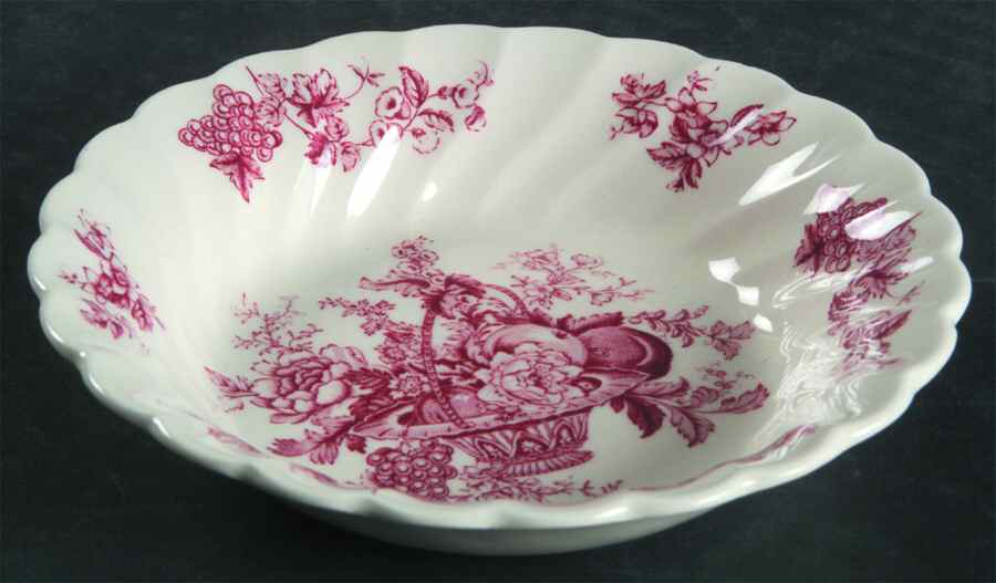 Bountiful Red Fruit/Dessert (Sauce) Bowl by Myott Staffordshire-1