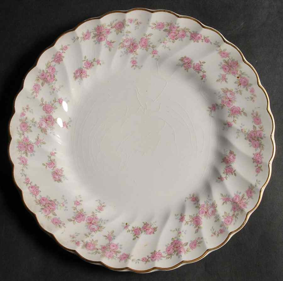 Brides Bouquet Salad Plate by Myott Staffordshire-1
