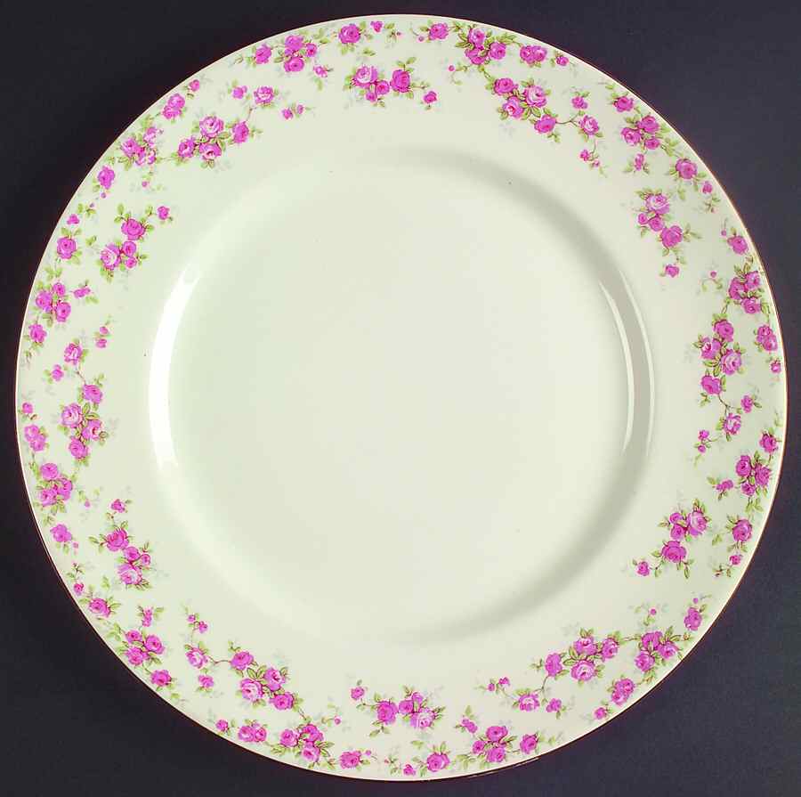 Bride's Bouquet Dinner Plate by Myott Staffordshire-1