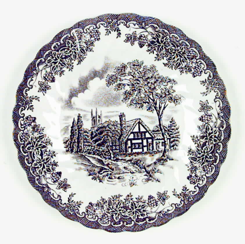 The Brook Brown Bread & Butter Plate by Myott Staffordshire-1