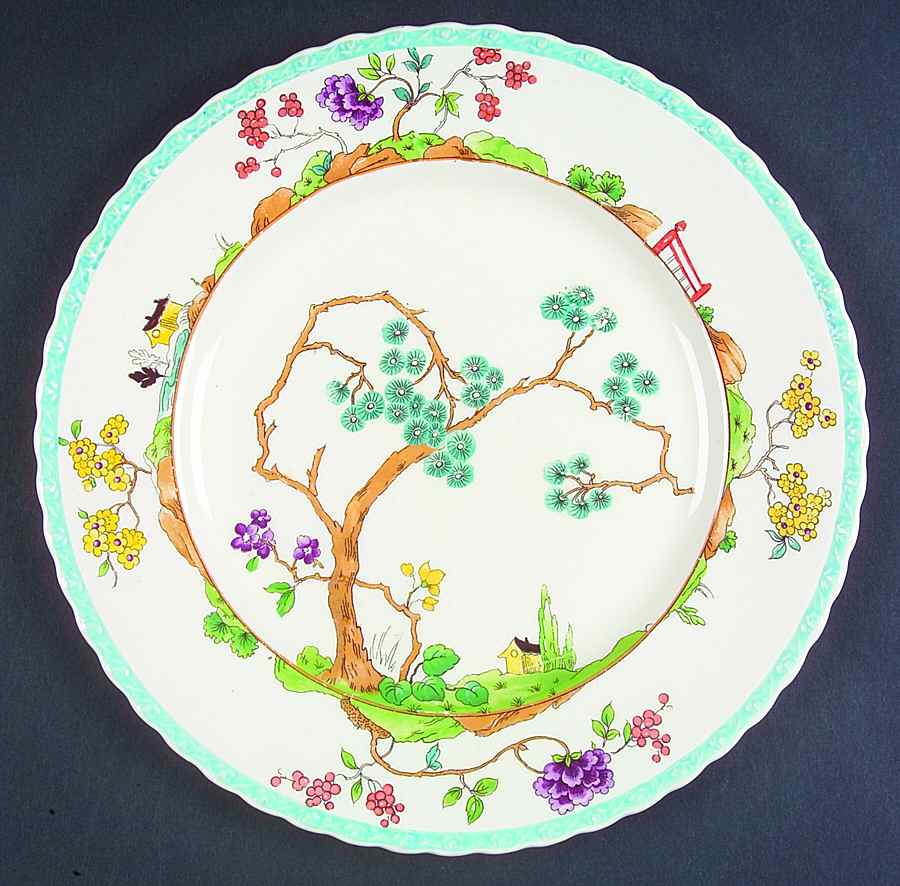 Canton Dinner Plate by Myott Staffordshire-1