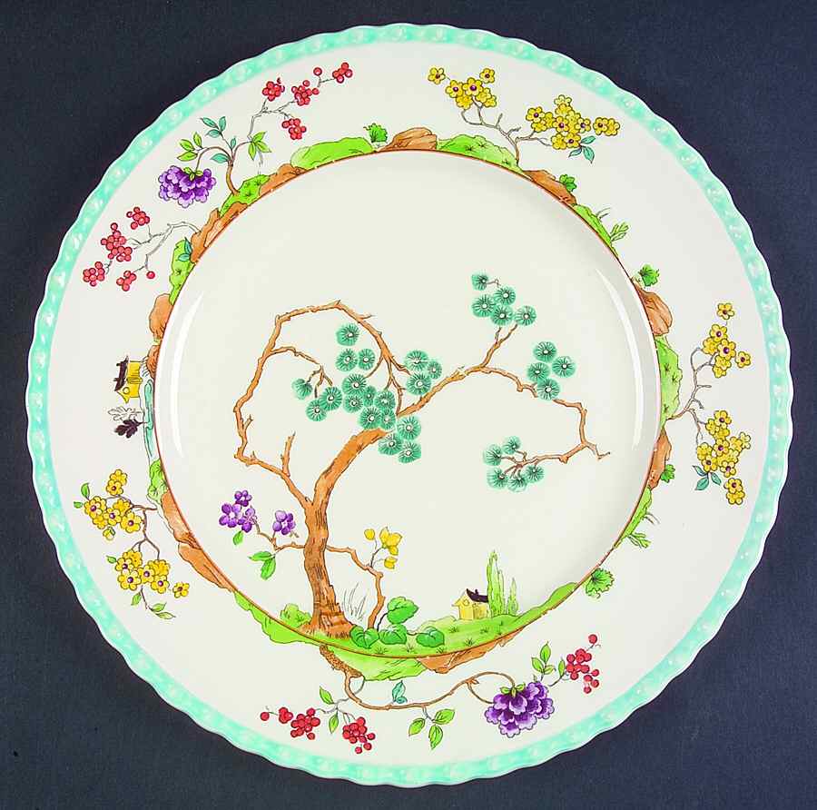 Canton Dinner Plate by Myott Staffordshire-1