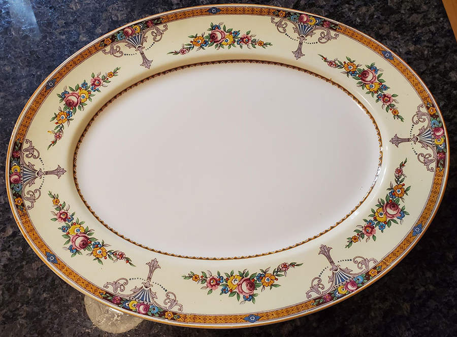 Carlton 16" Oval Serving Platter by Myott Staffordshire-1