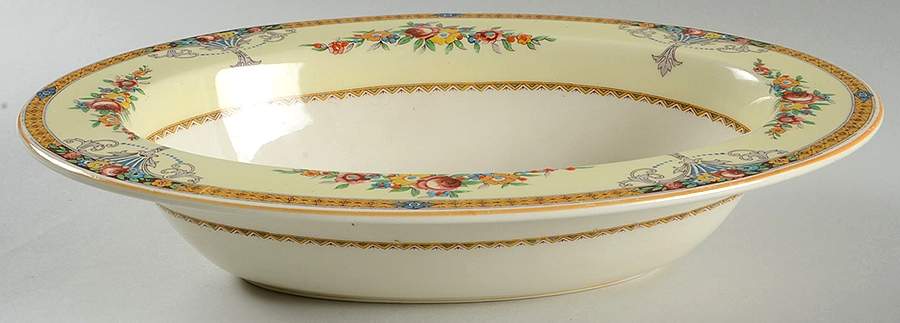 Carlton 11" Oval Vegetable Bowl by Myott Staffordshire-1