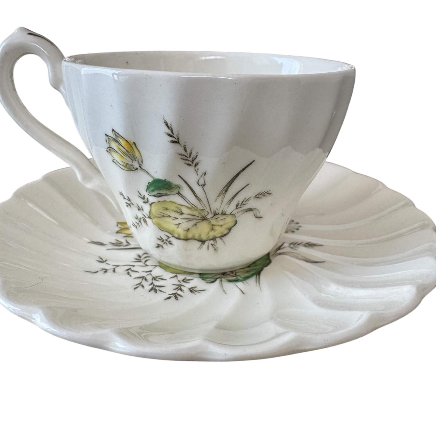 Chatsworth Flat Cup & Saucer Set by Myott Staffordshire-1