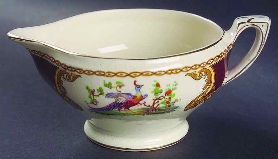Chelsea Bird Red Creamer by Myott Staffordshire-1