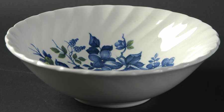 Claremont Blue Coupe Cereal Bowl by Myott Staffordshire-1