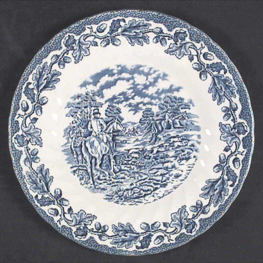 Country Life Blue Salad Plate by Myott Staffordshire-1