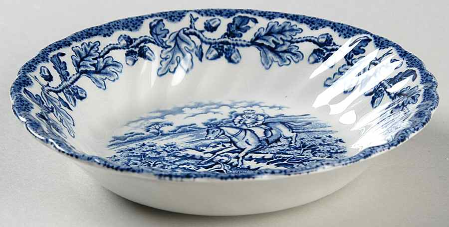 Country Life Blue Fruit/Dessert (Sauce) Bowl by Myott Staffordshire-1