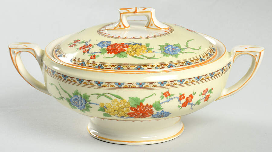 Cortez Sugar Bowl & Lid by Myott Staffordshire-1