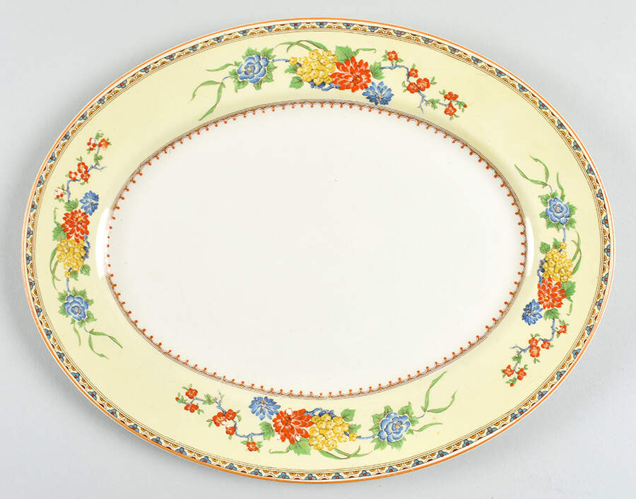 Cortez 12" Oval Serving Platter by Myott Staffordshire-1