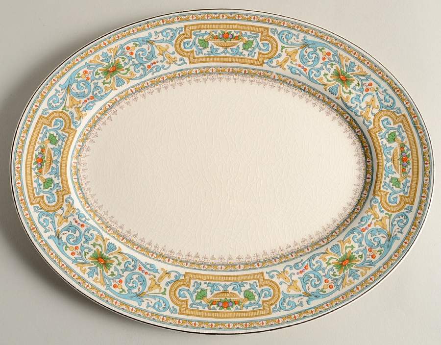 The Croydon 11" Oval Serving Platter by Myott Staffordshire-1