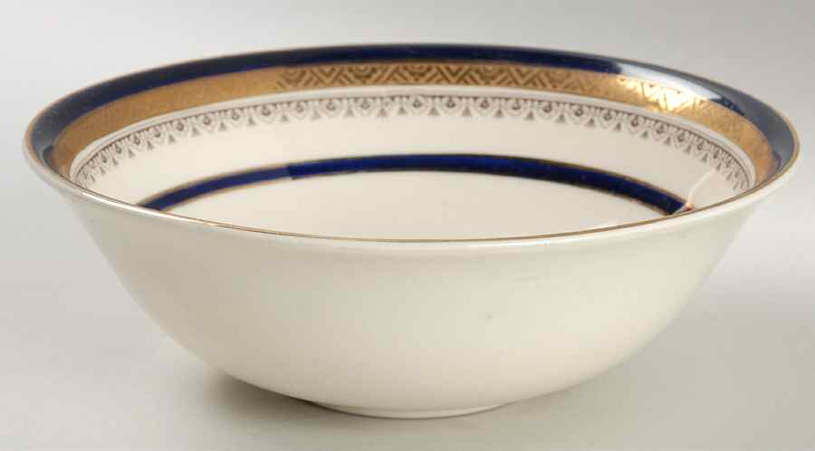 The Crowning Cobalt Coupe Cereal Bowl by Myott Staffordshire-1